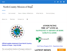 Tablet Screenshot of ncmissionofhope.org